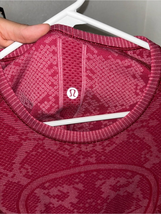 lululemon athletica Tops - lululemon athletica Long Sleeve Tee in Deep Pink